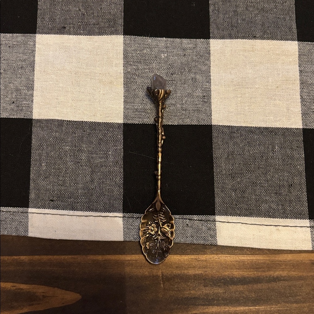 Fairy Spoon Altar Candle Herbs Witch Crystal